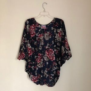 Floral Print Kimono By: Daisy Shoppe